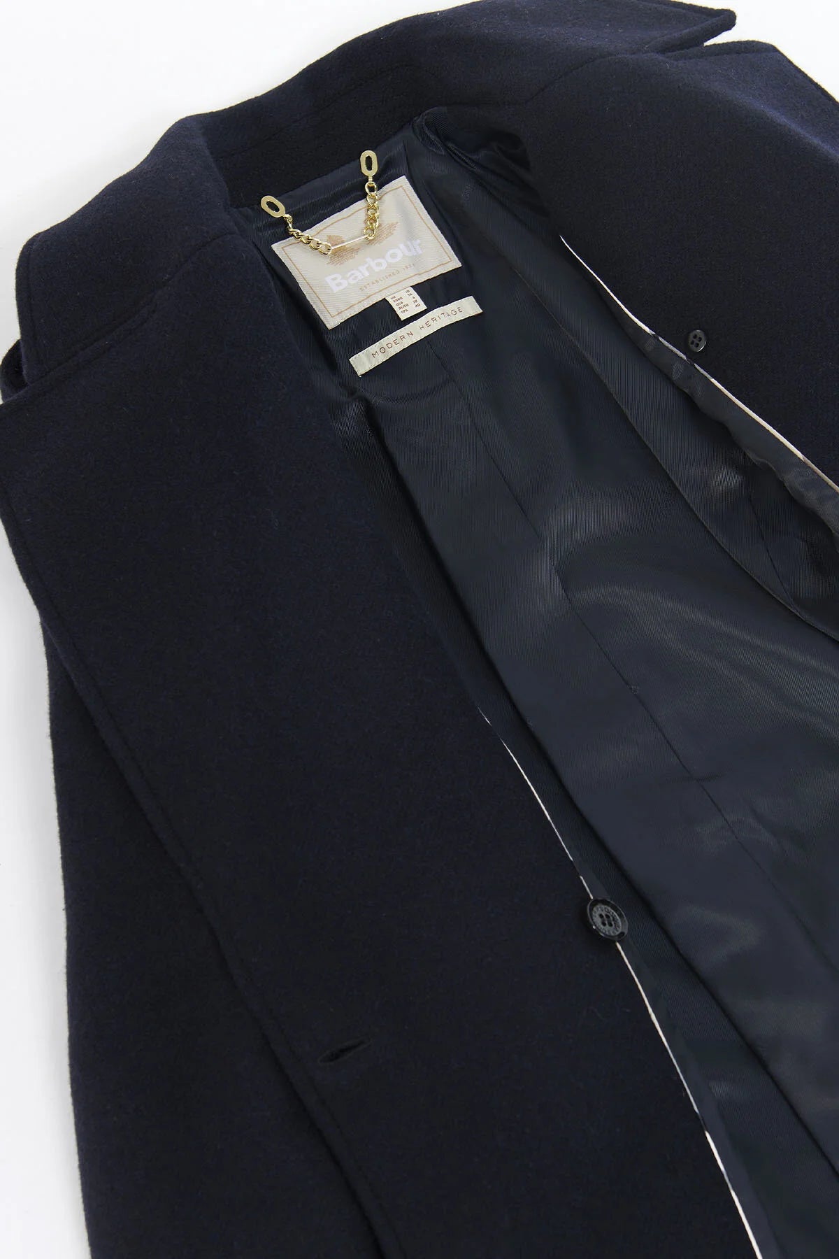 Inverraray Wool Coat - NAVY