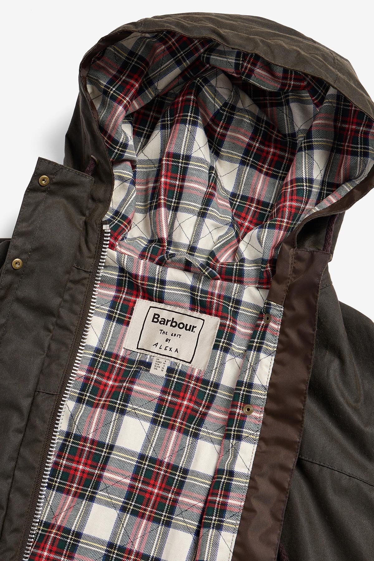 The Edit by Alexa Liam Waxed Parka - OLIVE/DRESS STEWART