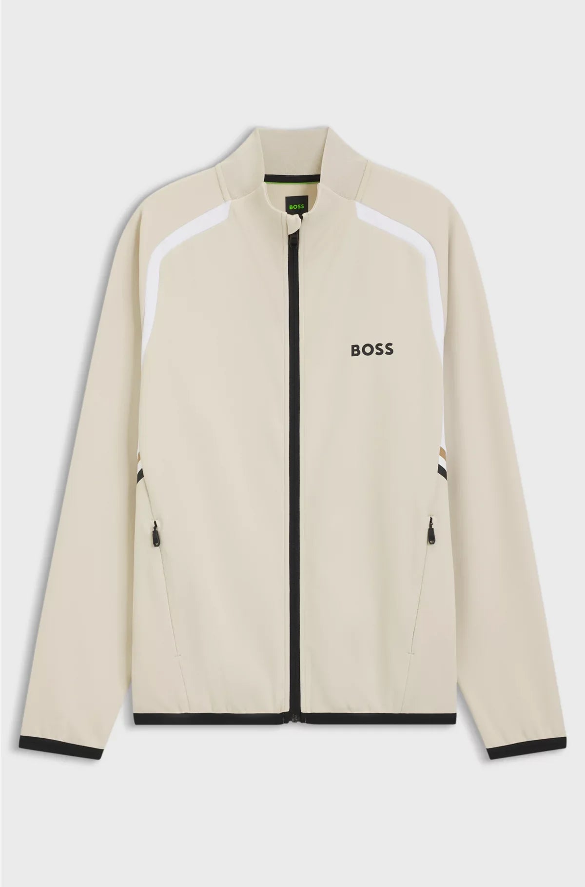 ZIP-UP SWEATSHIRT IN TEMPERATURE-REGULATING STRETCH GABARDINE