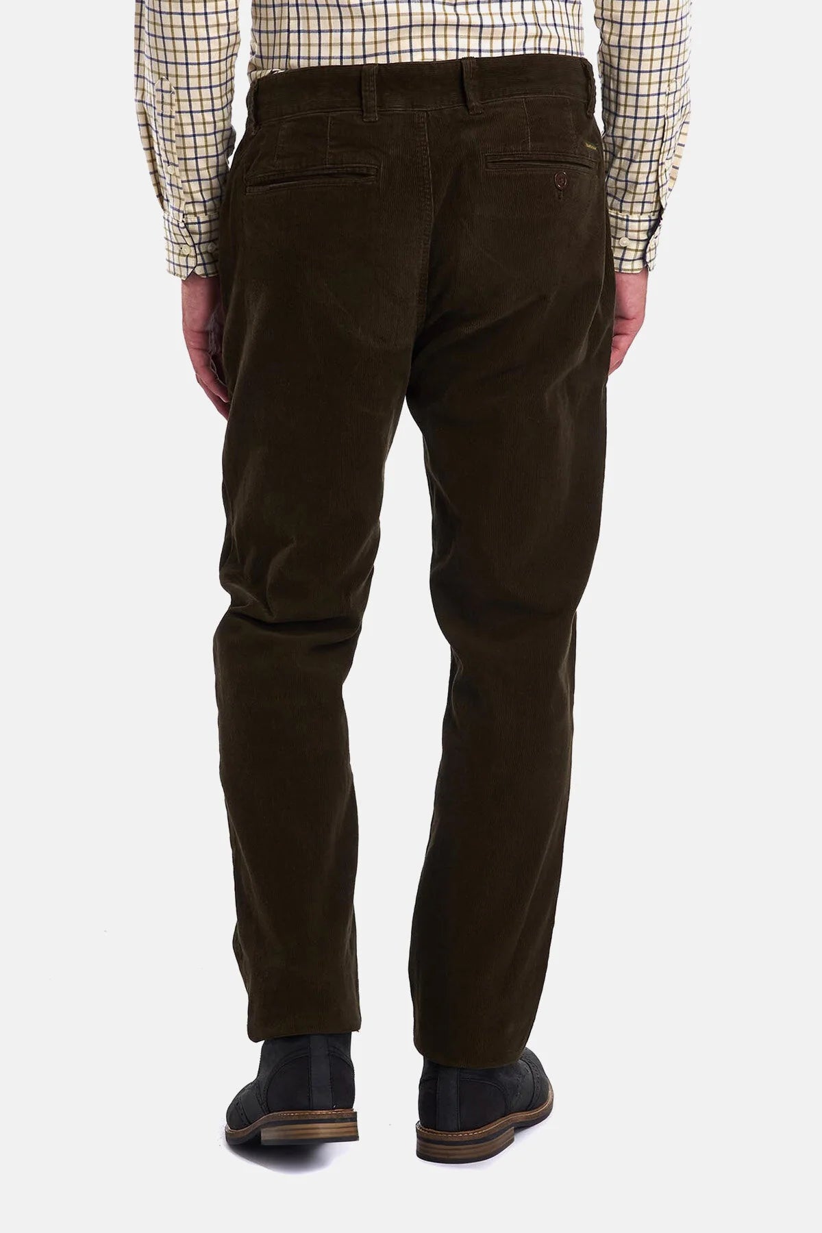 Neuston Stretch Cord Trouser - DK OLIVE