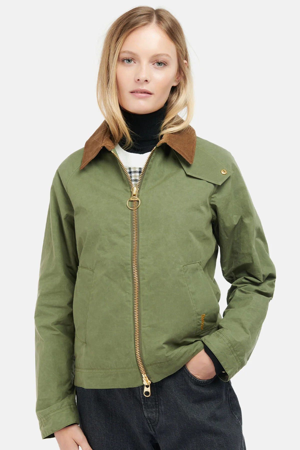 Campbell Showerproof Jacket - ARMY/ANCIENT