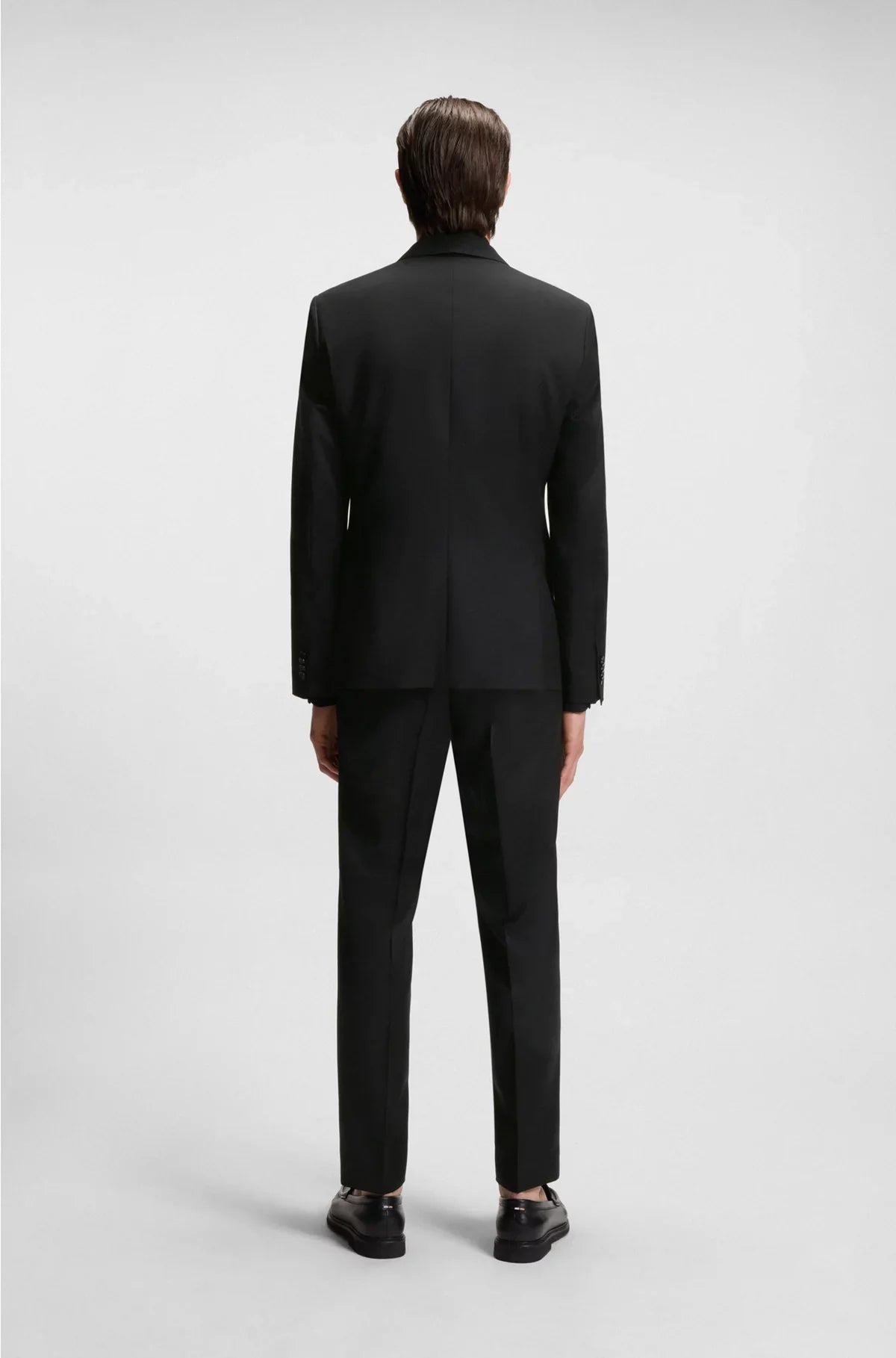SLIM-FIT SUIT JACKET IN VIRGIN-WOOL SERGE