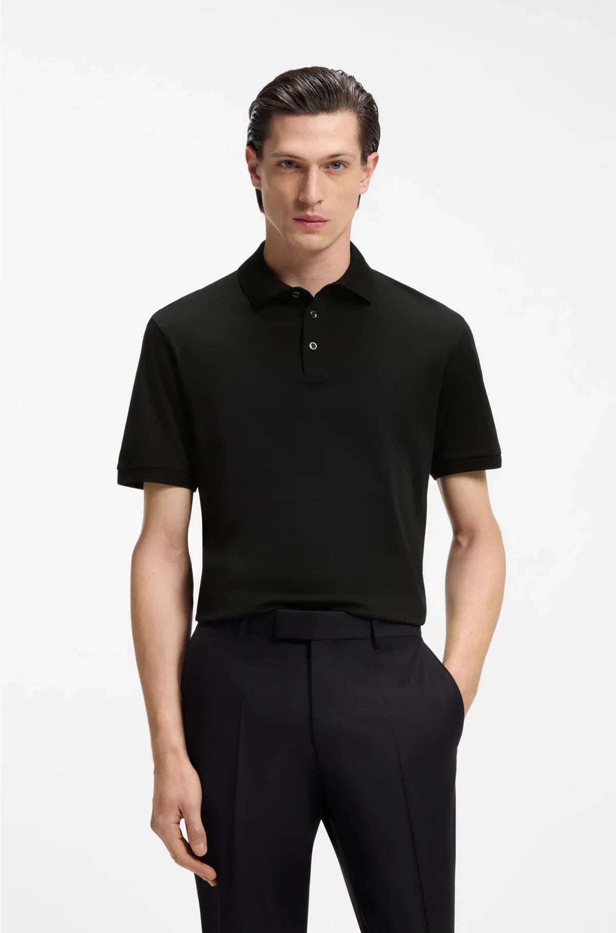 REGULAR-FIT POLO SHIRT IN MERCERISED COTTON