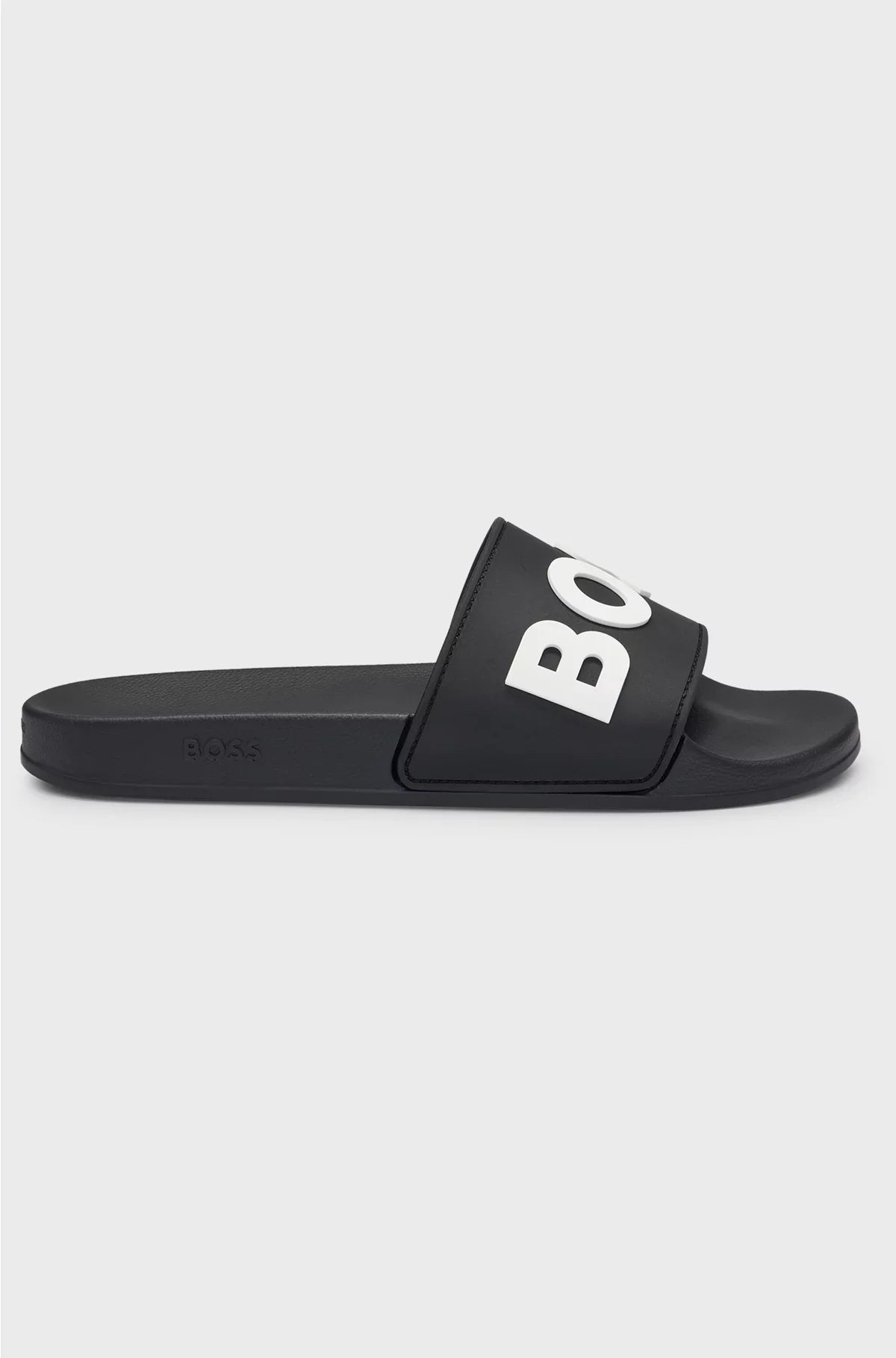 ITALIAN-MADE SLIDES WITH RAISED LOGO