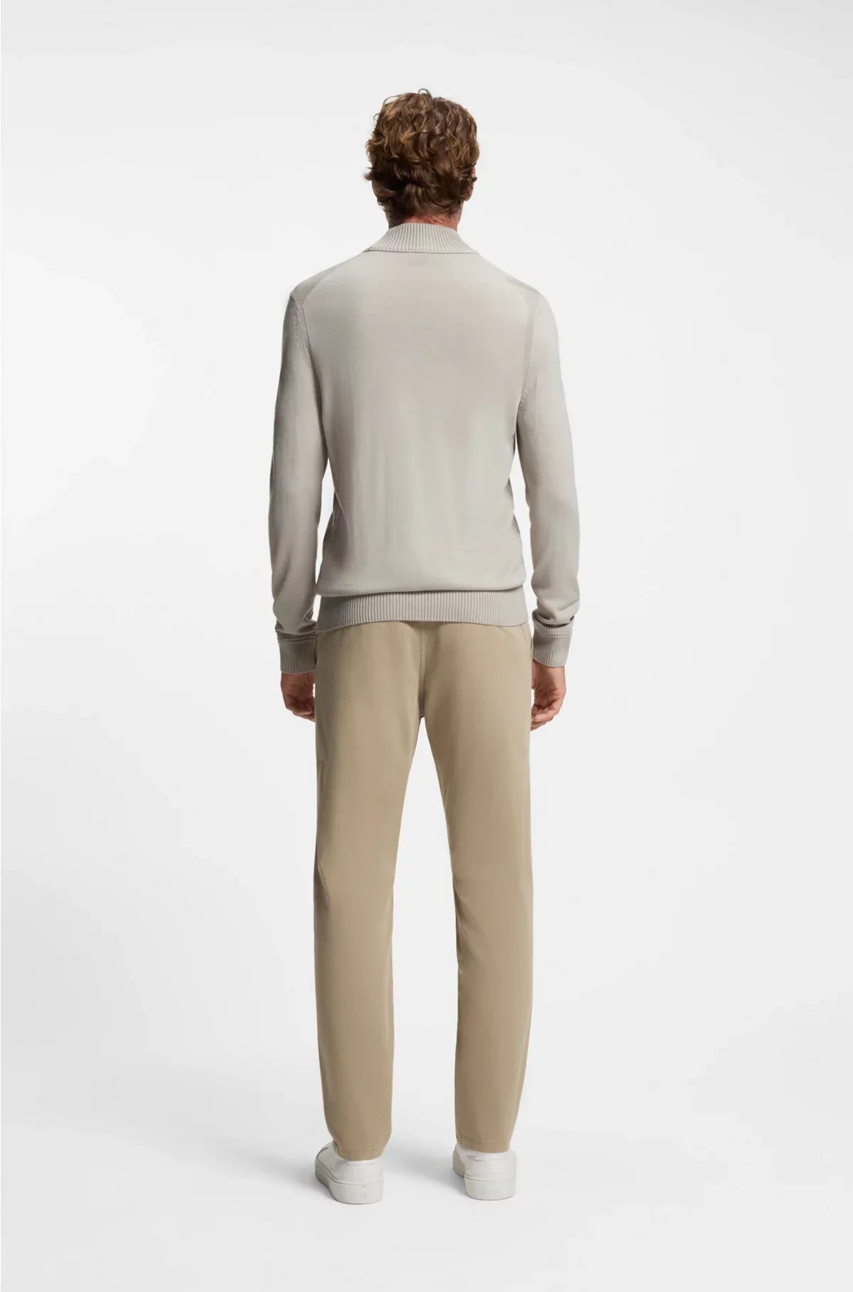 WOOL-BLEND ROLLNECK SWEATER WITH EMBROIDERED LOGO