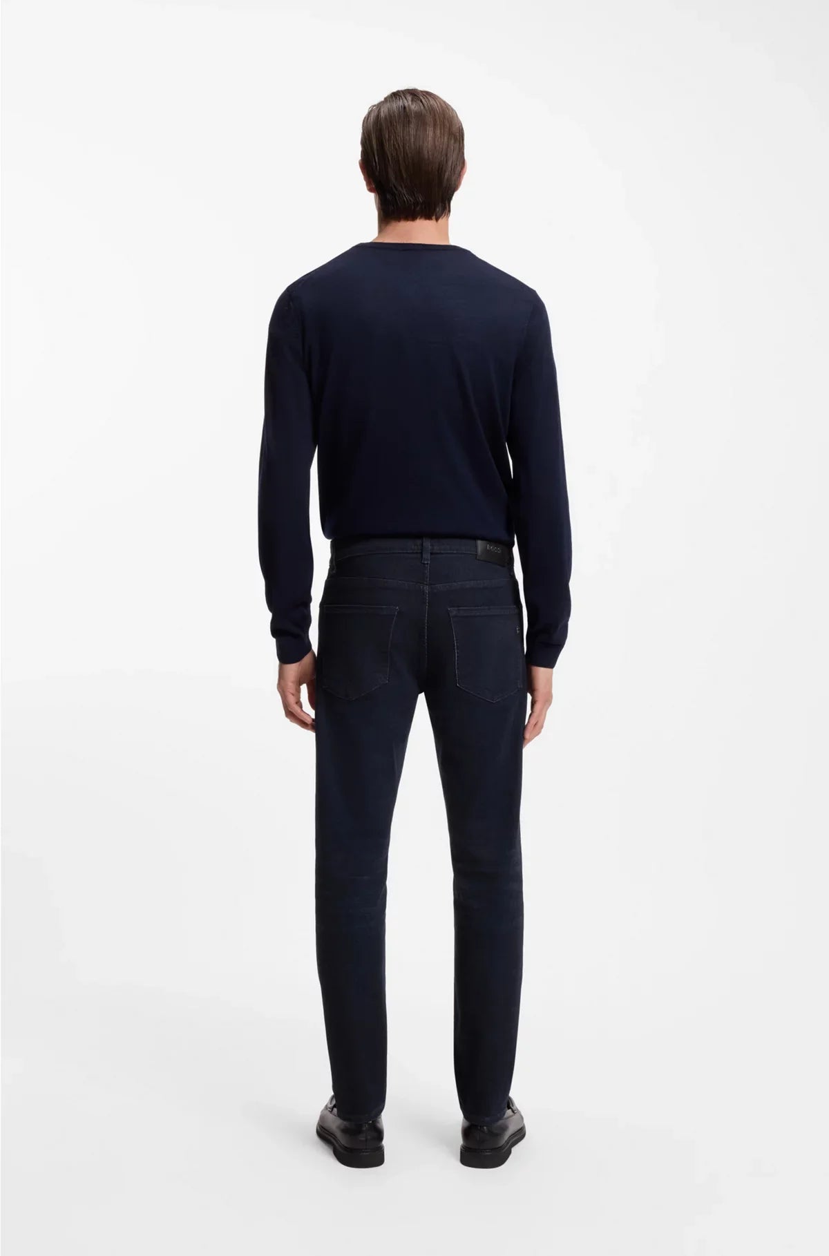 DELAWARE SLIM-FIT JEANS IN DARK-BLUE SOFT DENIM