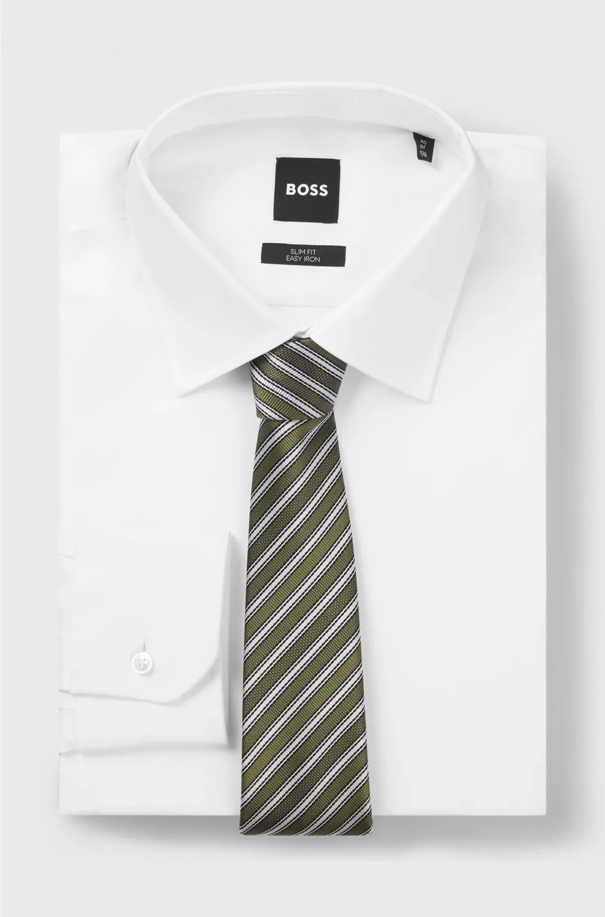 DIAGONAL-STRIPE TIE IN ITALIAN SILK JACQUARD